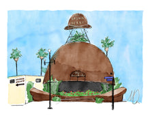Load image into Gallery viewer, The Brown Derby - LA art print by MisterOsborne