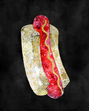 Load image into Gallery viewer, Hot Dog Disco - LA art print by MisterOsborne