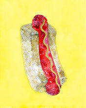 Load image into Gallery viewer, Hot Dog Disco - LA art print by MisterOsborne