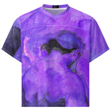 Load image into Gallery viewer, Menergy Boxy football jersey in Purple - LA art print by MisterOsborne