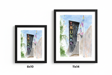 Load image into Gallery viewer, Trunks - LA art print by MisterOsborne