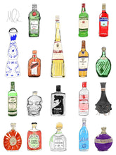 Load image into Gallery viewer, Only Bottles - LA art print by MisterOsborne
