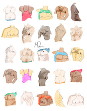 Load image into Gallery viewer, Only Chests - LA art print by MisterOsborne
