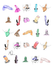 Load image into Gallery viewer, Only Dicks - LA art print by MisterOsborne
