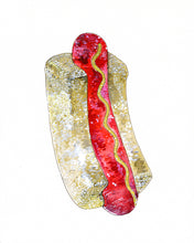Load image into Gallery viewer, Hot Dog Disco - LA art print by MisterOsborne
