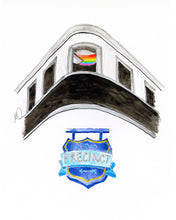 Load image into Gallery viewer, Precinct - LA art print by MisterOsborne
