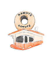 Load image into Gallery viewer, Randy's Donuts - LA art print by MisterOsborne
