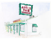 Load image into Gallery viewer, The Apple Pan - LA art print by MisterOsborne
