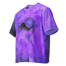 Load image into Gallery viewer, Menergy Boxy football jersey in Purple - LA art print by MisterOsborne
