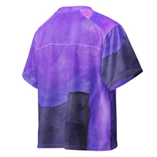Load image into Gallery viewer, Menergy Boxy football jersey in Purple - LA art print by MisterOsborne
