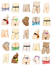 Load image into Gallery viewer, Only Cheeks - LA art print by MisterOsborne
