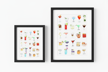 Load image into Gallery viewer, Only Cocktails - LA art print by MisterOsborne
