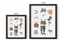 Load image into Gallery viewer, Only Leather - LA art print by MisterOsborne
