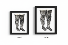 Load image into Gallery viewer, The Boots, Girl - LA art print by MisterOsborne
