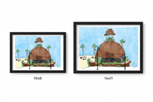 Load image into Gallery viewer, The Brown Derby - LA art print by MisterOsborne
