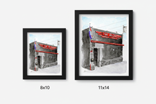 Load image into Gallery viewer, The Bullet - LA art print by MisterOsborne
